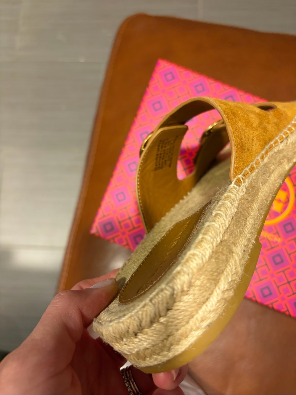Tory Burch Selby Two-band Espadrille Slide - Picture 8 of 8